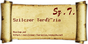 Szilczer Terézia névjegykártya